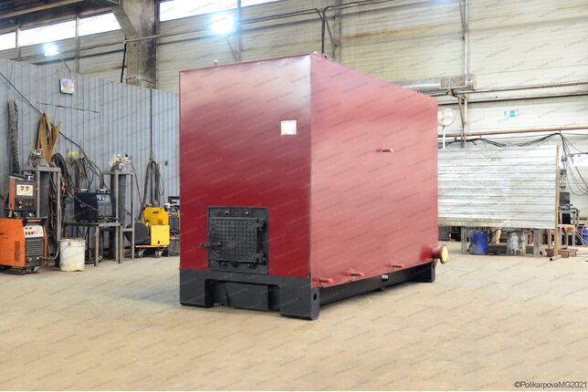 Твердотопливный котел с золоуловителем 1.1 МВт