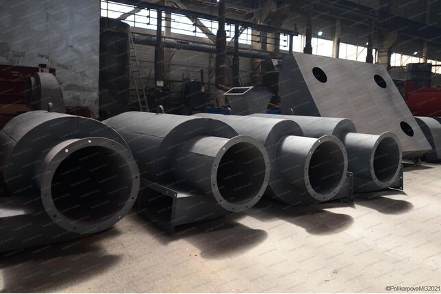 Изготовление промышленных циклонов ЦН 11 500 6СП