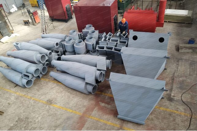 Производство промышленных циклонов ЦН 15 600 4СП